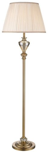Торшер Timotea WE706.01.505 Wertmark  бежевый 1 лампа, основание бронзовое в стиле классический
