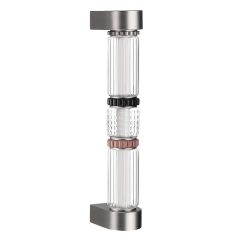 Бра LED Collier 5456/12WL Odeon Light прозрачный на 1 лампу, основание никель серое в стиле современный 