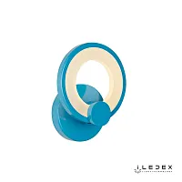 Бра LED Ring A001/1 Blue iLedex голубой 1 лампа, основание голубое в стиле хай-тек современный кольца
