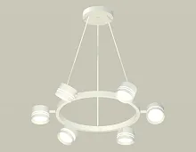 Светильник подвесной XB9191202 Ambrella light белый 6 ламп, основание белое в стиле хай-тек современный 