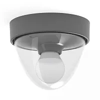 Светильник потолочный Nook 7978-NW Nowodvorski прозрачный на 1 лампу, основание чёрное в стиле современный 