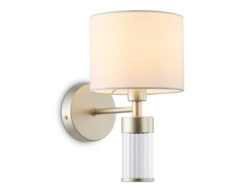 Бра LH71305 Ambrella light белый на 1 лампу, основание золотое в стиле классический 