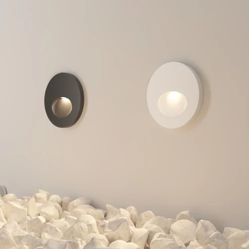 Подсветка для лестниц LED Bil O015SL-L3B3K Maytoni уличный IP54 чёрный на 1 лампу, плафон чёрный в стиле современный LED фото 16