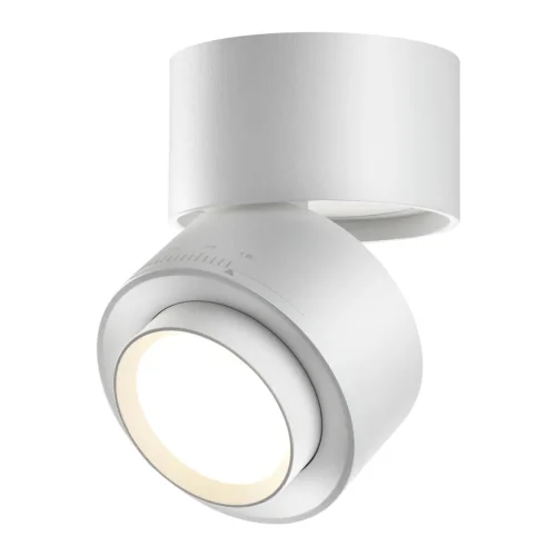Светильник накладной LED Eddy 358947 Novotech белый на 1 лампу, основание белое в стиле современный хай-тек круглый фото 4