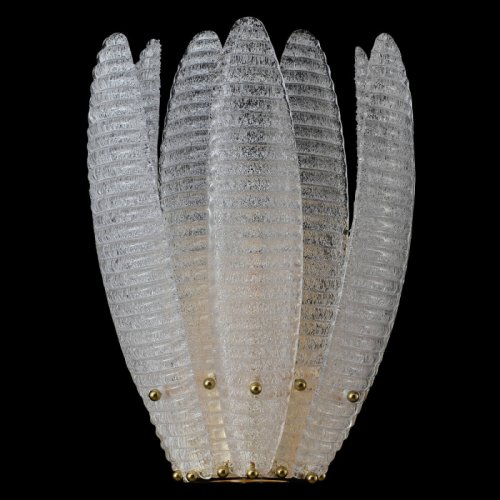 Бра ARTICHOKE AP2 GOLD Crystal Lux прозрачный на 2 лампы, основание золотое в стиле классический фото 5