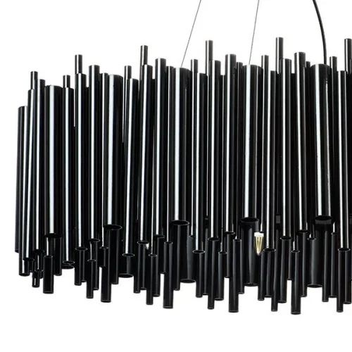 Люстра подвесная Savona 816207 Lightstar чёрная на 20 ламп, основание чёрное в стиле арт-деко  фото 2