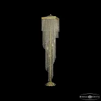 Торшер 83112T6/30IV-152 G Bohemia Ivele Crystal r прозрачный 9 ламп, основание золотое в стиле классика модерн
