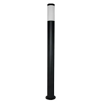 Парковый светильник Salire A3157PA-1BK Arte Lamp уличный IP44 чёрный на 1 лампу, плафон белый в стиле современный E27