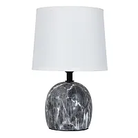 Настольная лампа Titawin A5022LT-1GY Arte Lamp белая 1 лампа, основание чёрное серое керамика в стиле классический прованс современный 