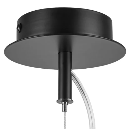 Светильник подвесной Nubi 802117 Lightstar белый 1 лампа, основание чёрное в стиле современный арт-деко  фото 2