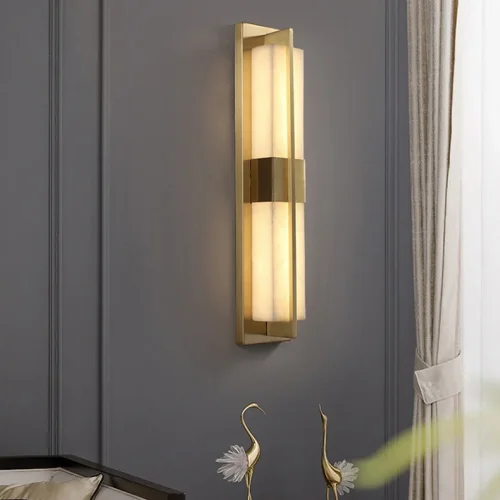 Настенный светильник GLEE A 208972-23 ImperiumLoft белый на 1 лампу, основание латунь в стиле современный фото 13 Настенный светильник GLEE A 208972-23 ImperiumLoft белый на 1 лампу, основание латунь в стиле современный фото 13