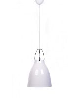 Светильник подвесной Rayo LDP 7504-250 WT Lumina Deco белый 1 лампа, основание белое в стиле современный 