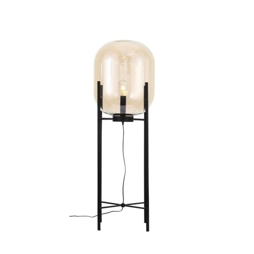 Торшер лофт Burasca SL1050.525.01 ST-Luce  янтарный 1 лампа, основание чёрное в стиле лофт
 фото 2