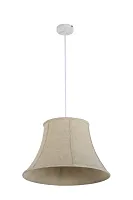 Светильник подвесной Cantare E 1.3.P1 LG Arti Lampadari бежевый 1 лампа, основание белое в стиле кантри прованс 
