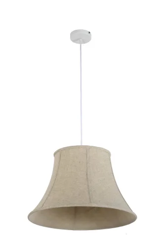 Светильник подвесной Cantare E 1.3.P1 LG Arti Lampadari бежевый 1 лампа, основание белое в стиле кантри прованс 