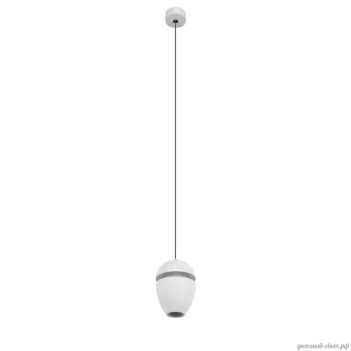 Светильник подвесной LED Viterbo 10336 White LOFT IT белый на 1 лампу, основание белое в стиле хай-тек современный 