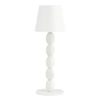 Настольная лампа LED Ease SL1011.504.01 ST-Luce белая 1 лампа, основание белое металл в стиле современный минимализм беспроводная зарядка