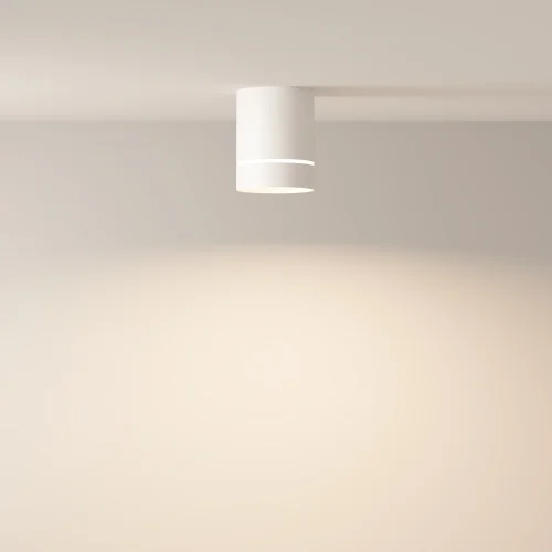 Светильник накладной LED Orlo C085CL-9W4K-W Maytoni белый на 1 лампу, основание белое в стиле современный хай-тек круглый фото 12