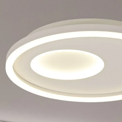 Светильник потолочный LED с пультом Kitesurf 6456 Mantra белый 1 лампа, основание белое в стиле хай-тек современный с пультом фото 4