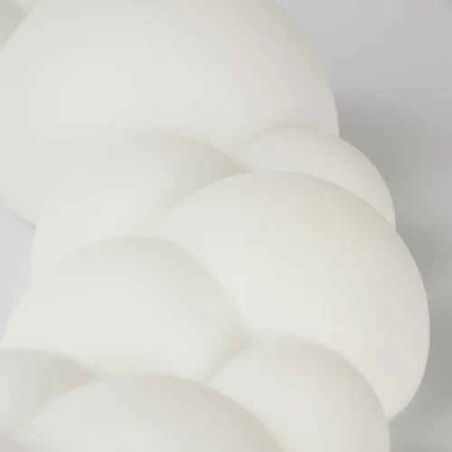Люстра подвесная LED Claudia LSP-7078 Lussole белая на 1 лампа, основание белое в стиле современный  фото 2
