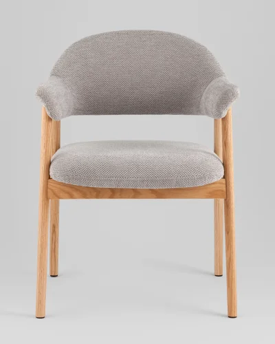 Стул обеденный Tavu с деревянными ножками, серый УТ000041727 Stool Group, /, ножки//, размеры - ***** фото 9