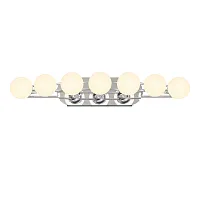 Бра LED Helmet 4589-4W Favourite белый на 1 лампу, основание хром в стиле современный 