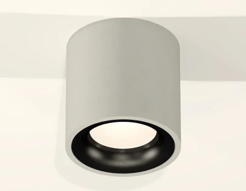 Светильник накладной Techno spot XS7533021 Ambrella light серый 1 лампа, основание серое в стиле хай-тек современный круглый фото 3