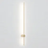 Настенный светильник Wall LINES L100 Gold 178040-26 ImperiumLoft золотой 1 лампа, основание золотое в стиле минимализм 