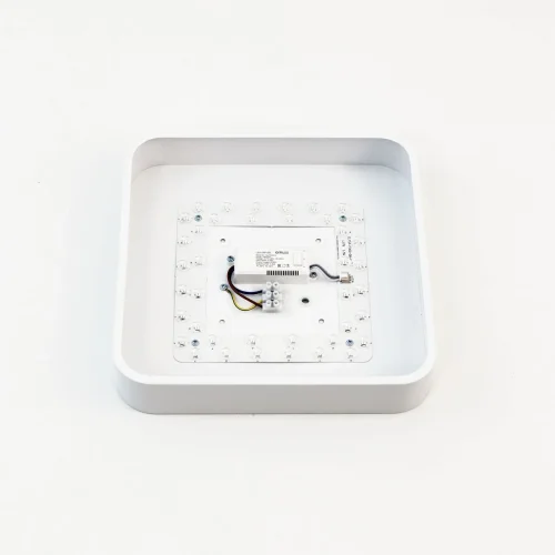 Светильник потолочный LED Купер CL724K24V0 Citilux белый 1 лампа, основание белое в стиле современный хай-тек минимализм квадраты фото 6
