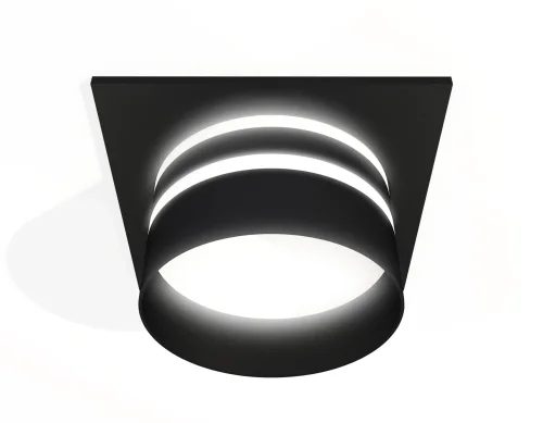 Светильник точечный Techno spot XC7632042 Ambrella light чёрный 1 лампа, основание чёрное в стиле современный 