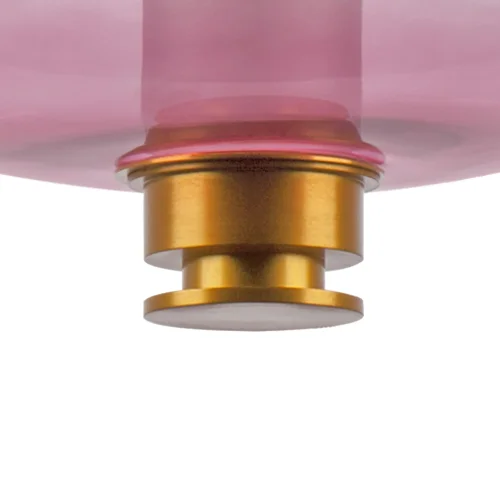 Светильник подвесной LED Emisfero 737540 Lightstar янтарный разноцветный розовый 4 лампы, основание золотое в стиле арт-деко  фото 10