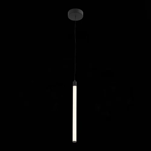Светильник подвесной LED Bisaria SL393.403.01 ST-Luce белый на 1 лампу, основание чёрное в стиле современный 