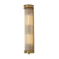 Бра Trompa 4092-2W Favourite прозрачный 2 лампы, основание латунь в стиле современный 