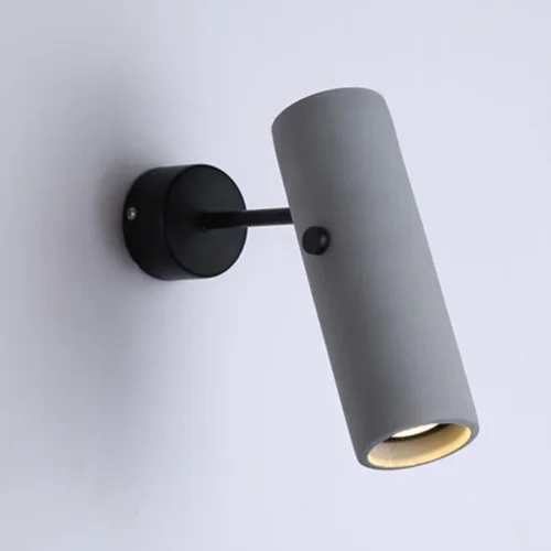Настенный светильник BRUT WALL 211942-26 ImperiumLoft серый на 1 лампу, основание чёрное в стиле современный фото 2