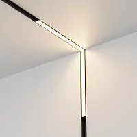 Трековый светильник магнитный Exility TR102-24W-DS-B-1 Maytoni чёрный для шинопроводов серии Magnetic track system Exility чёрный