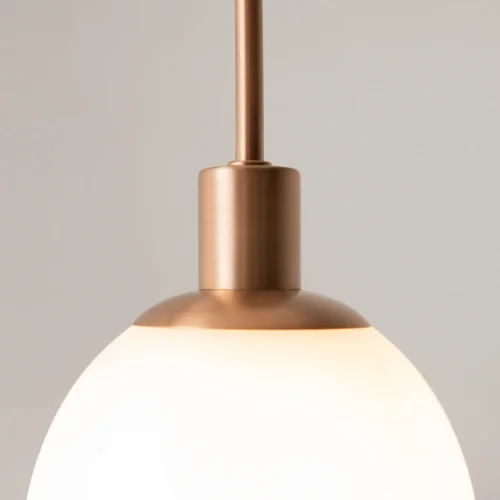 Светильник подвесной Erich MOD221-PL-01-G Maytoni белый на 1 лампу, основание золотое в стиле современный шар фото 5 Светильник подвесной Erich MOD221-PL-01-G Maytoni белый на 1 лампу, основание золотое в стиле современный шар фото 5