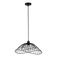 Светильник подвесной Vestito V000191 Indigo чёрный 1 лампа, основание чёрное в стиле хай-тек 