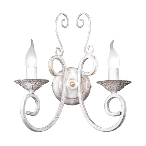 Бра V1094/2A Vitaluce без плафона на 2 лампы, основание белое в стиле современный 