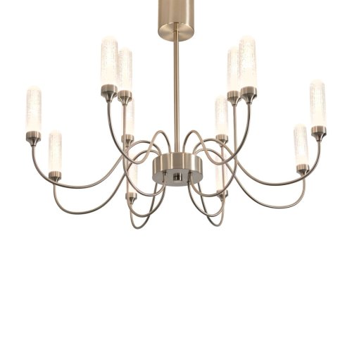 Люстра потолочная LED Alias FR2050CL-L36N Freya прозрачная на 1 лампу, основание никель в стиле классический американский фото 5 Люстра потолочная LED Alias FR2050CL-L36N Freya прозрачная на 1 лампу, основание никель в стиле классический американский фото 5