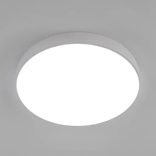 Светильник потолочный LED RGB с пультом Купер CL72495G0 Citilux белый 1 лампа, основание белое в стиле современный хай-тек минимализм с пультом фото 4