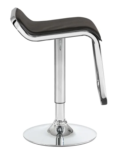 Набор 2 шт Стул барный DOBRIN CRACK (чёрный) цвет сиденья черный, цвет основания хром Dobrin, чёрный/экокожа, ножки/металл/, размеры - 680*890**** фото 4 Набор 2 шт Стул барный DOBRIN CRACK (чёрный) цвет сиденья черный, цвет основания хром Dobrin, чёрный/экокожа, ножки/металл/, размеры - 680*890**** фото 4