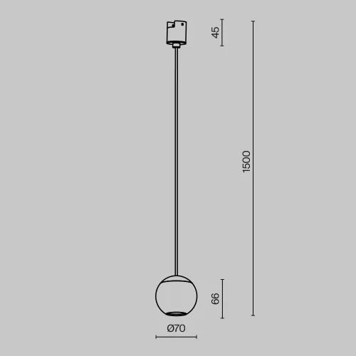 Трековый светильник LED Magnetic track system Elasity TR165-1-8W3K-M-B Maytoni чёрный для шинопроводов серии Magnetic track system Elasity чёрный фото 9