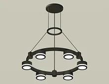 Светильник подвесной XR92051200 Ambrella light чёрный 6 ламп, основание чёрное в стиле хай-тек современный 