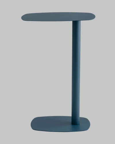 Журнальный столик Eanna L, металл, синий УТ000040328 Stool Group столешница синяя из металл фото 2
