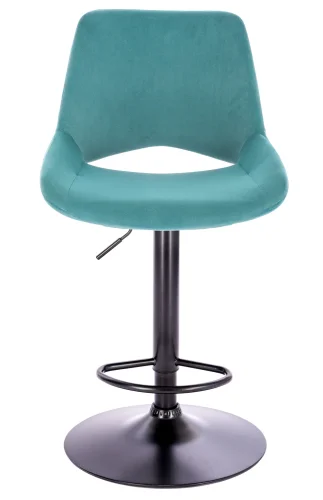 Барный стул Flash Ткань Бирюзовый EP Flash Fabric Turquoise Everprof, голубой/ткань, ножки//, размеры - 920*1130***490* фото 5