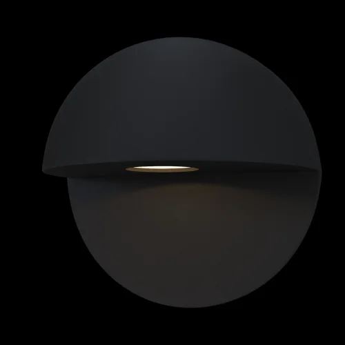 Настенный светильник LED Mezzo O033WL-L7B3K Maytoni уличный IP54 чёрный 1 лампа, плафон чёрный в стиле хай-тек LED фото 2