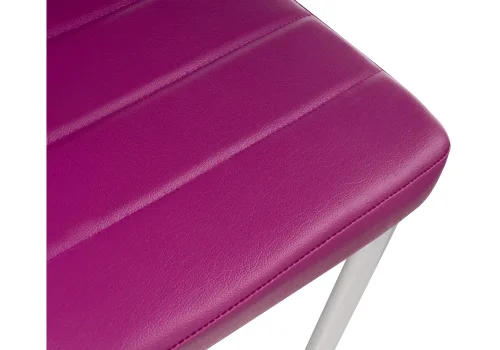Стул на металлокаркасе DC2-001 purple 11817 Woodville, фиолетовый/искусственная кожа, ножки/металл/хром, размеры - ****410*450 фото 4