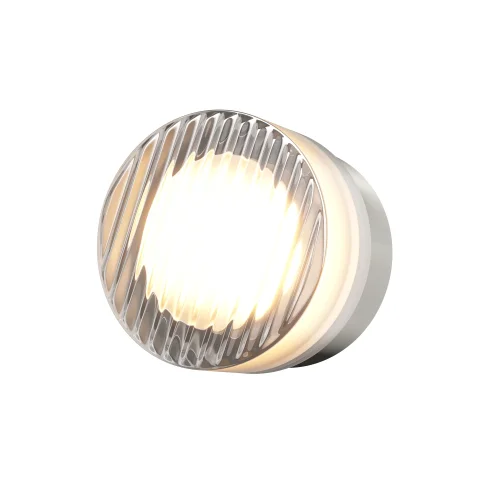 Бра LED MOD493WL-L6PTK1 Olo Maytoni прозрачный на 1 лампу, основание платина в стиле современный минимализм Бра LED MOD493WL-L6PTK1 Olo Maytoni прозрачный на 1 лампу, основание платина в стиле современный минимализм