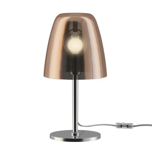 Настольная лампа Seta 2960-1T Favourite медь 1 лампа, основание хром металл в стиле современный 