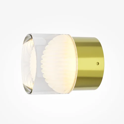 Бра LED MOD480WL-L6BS3K Sacramento Maytoni прозрачный на 1 лампу, основание латунь в стиле современный минимализм фото 2 Бра LED MOD480WL-L6BS3K Sacramento Maytoni прозрачный на 1 лампу, основание латунь в стиле современный минимализм фото 2